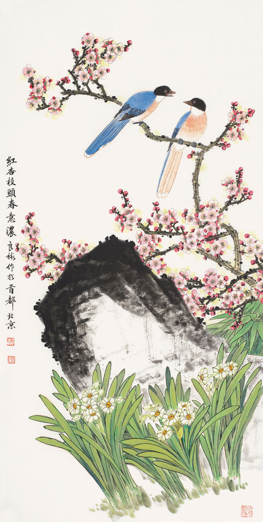 红杏枝头春意浓
