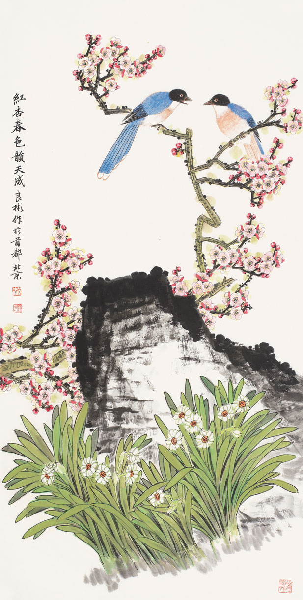 红杏春色韵天成